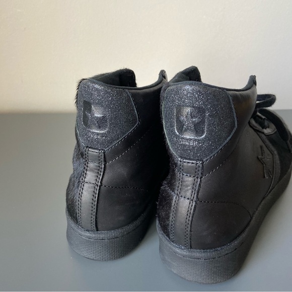 Converse Pro Leather 'Black Pony Hair' Sneakers Shoes - Picture 4 of 9